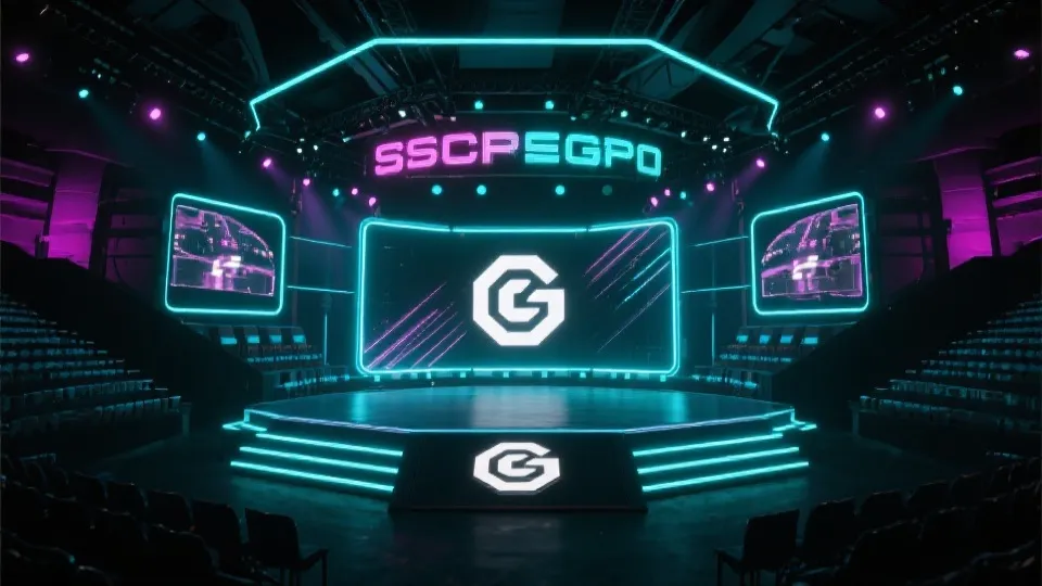 CSGO比赛直播舞台示意图